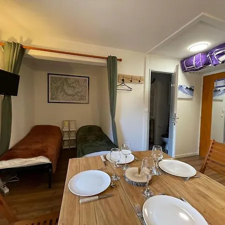 Studio Cosy Aux Pieds Des Pistes Valfrejus Exterior foto